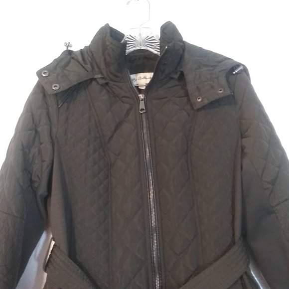 Sebby Collection women's size M olive color hooded jacket - Picture 2 of 16